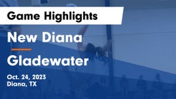 New Diana  vs Gladewater  Game Highlights - Oct. 24, 2023