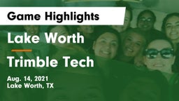 Lake Worth  vs Trimble Tech  Game Highlights - Aug. 14, 2021