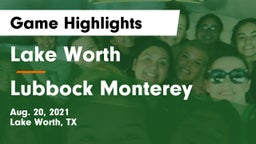 Lake Worth  vs Lubbock Monterey  Game Highlights - Aug. 20, 2021