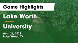 Lake Worth  vs University  Game Highlights - Aug. 26, 2021