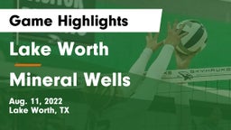 Lake Worth  vs Mineral Wells  Game Highlights - Aug. 11, 2022