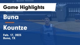 Buna  vs Kountze Game Highlights - Feb. 17, 2023