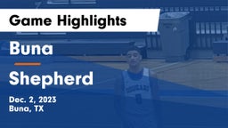 Buna  vs Shepherd  Game Highlights - Dec. 2, 2023