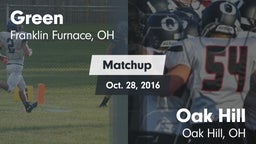 Matchup: Green  vs. Oak Hill  2016