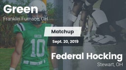 Matchup: Green  vs. Federal Hocking  2019
