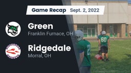 Recap: Green  vs. Ridgedale  2022