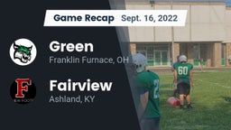Recap: Green  vs. Fairview  2022