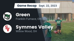 Recap: Green  vs. Symmes Valley  2023