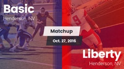 Matchup: Basic  vs. Liberty  2016