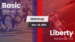 Matchup: Basic  vs. Liberty  2016