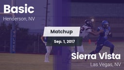 Matchup: Basic  vs. Sierra Vista  2017