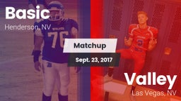 Matchup: Basic  vs. Valley  2017
