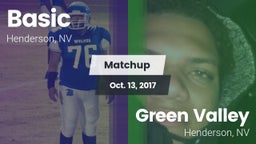 Matchup: Basic  vs. Green Valley  2017
