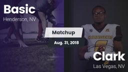 Matchup: Basic  vs. Clark  2018