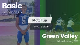 Matchup: Basic  vs. Green Valley  2018