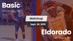 Matchup: Basic  vs. Eldorado  2019