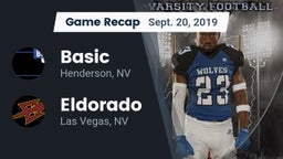 Recap: Basic  vs. Eldorado  2019