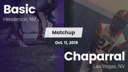 Matchup: Basic  vs. Chaparral  2019