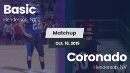 Matchup: Basic  vs. Coronado  2019