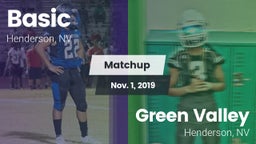 Matchup: Basic  vs. Green Valley  2019