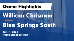 William Chrisman  vs Blue Springs South  Game Highlights - Jan. 4, 2021