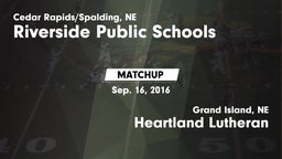 Matchup: Riverside Public vs. Heartland Lutheran  2016