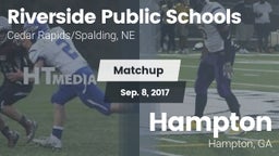 Matchup: Riverside Public vs. Hampton  2017
