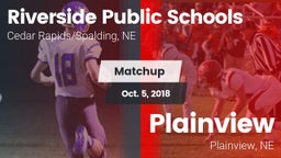 Matchup: Riverside Public vs. Plainview  2018