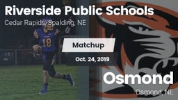 Matchup: Riverside Public vs. Osmond  2019