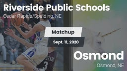 Matchup: Riverside Public vs. Osmond  2020