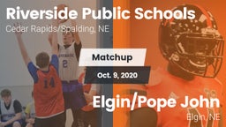 Matchup: Riverside Public vs. Elgin/Pope John  2020