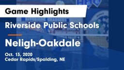Riverside Public Schools vs Neligh-Oakdale  Game Highlights - Oct. 13, 2020