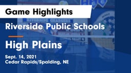 Riverside Public Schools vs High Plains Game Highlights - Sept. 14, 2021