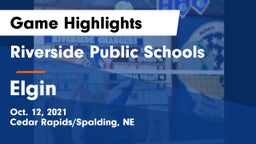 Riverside Public Schools vs Elgin  Game Highlights - Oct. 12, 2021