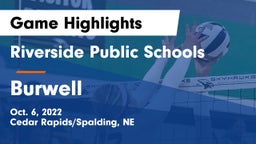 Riverside Public Schools vs Burwell  Game Highlights - Oct. 6, 2022