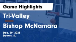 Tri-Valley  vs Bishop McNamara  Game Highlights - Dec. 29, 2023