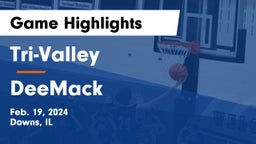 Tri-Valley  vs DeeMack Game Highlights - Feb. 19, 2024