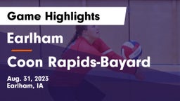 Earlham  vs Coon Rapids-Bayard  Game Highlights - Aug. 31, 2023