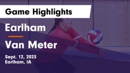 Earlham  vs Van Meter  Game Highlights - Sept. 12, 2023