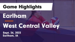 Earlham  vs West Central Valley  Game Highlights - Sept. 26, 2023