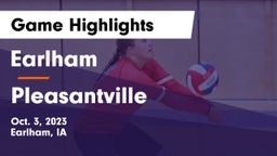 Earlham  vs Pleasantville  Game Highlights - Oct. 3, 2023