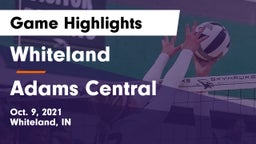 Whiteland  vs Adams Central  Game Highlights - Oct. 9, 2021