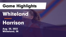 Whiteland  vs Harrison  Game Highlights - Aug. 20, 2022
