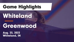 Whiteland  vs Greenwood  Game Highlights - Aug. 23, 2022