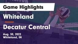 Whiteland  vs Decatur Central  Game Highlights - Aug. 30, 2022