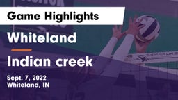 Whiteland  vs Indian creek Game Highlights - Sept. 7, 2022