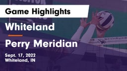 Whiteland  vs Perry Meridian  Game Highlights - Sept. 17, 2022
