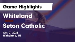 Whiteland  vs Seton Catholic  Game Highlights - Oct. 7, 2023