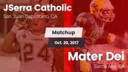 Matchup: JSerra Catholic vs. Mater Dei  2017