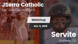 Matchup: JSerra Catholic vs. Servite 2018